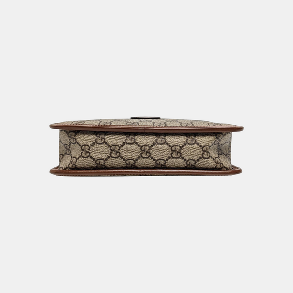 Bree Monogram Coated Canvas Beige
