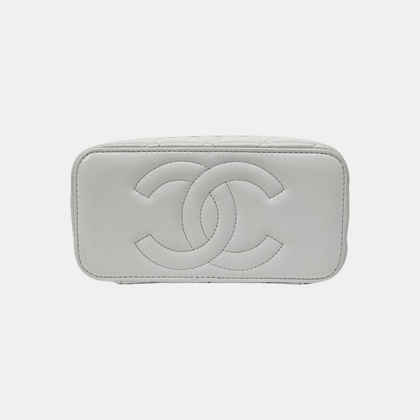 Quilted Lambskin Shoulder Bag Blue