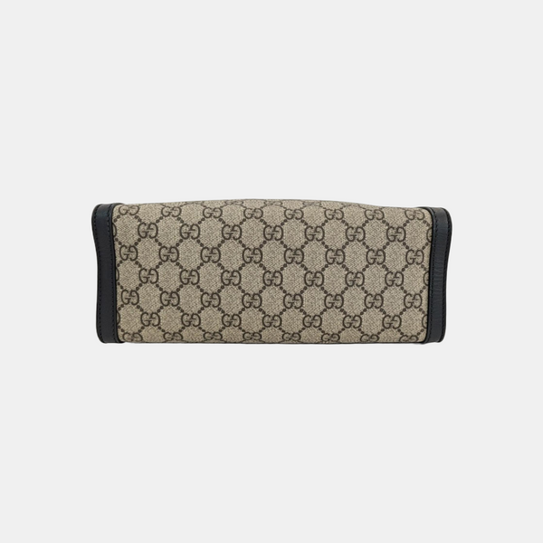 Padlock Small Monogram Coated Canvas Beige