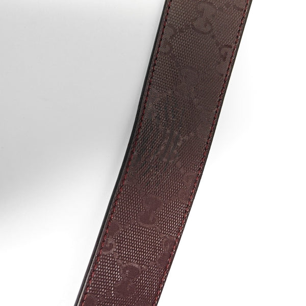 Leather Belt Red