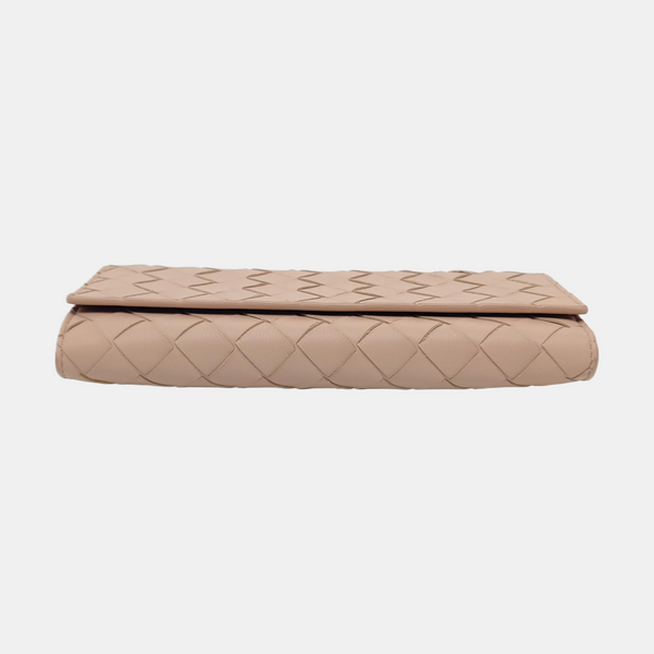 Lambskin Wallet Beige