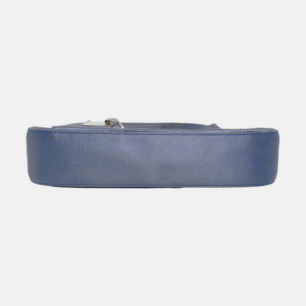 Clasp Hobo Fabric Blue