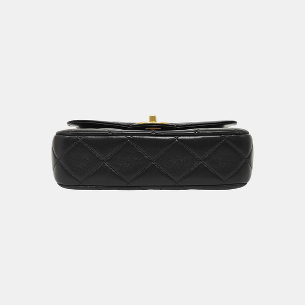 Quilted Lambskin Black