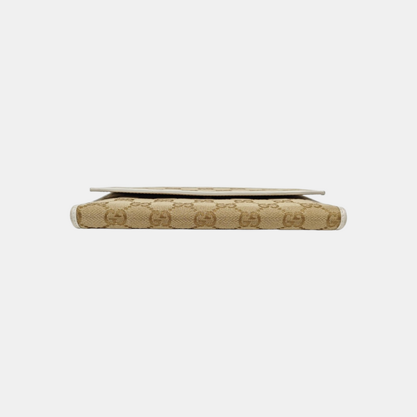 Monogram Canvas Wallet Beige