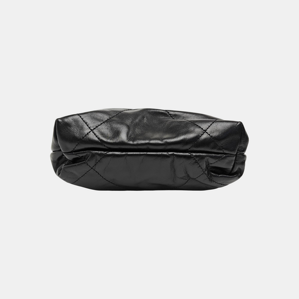 CHANEL 22 Mini Quilted Calfskin Black