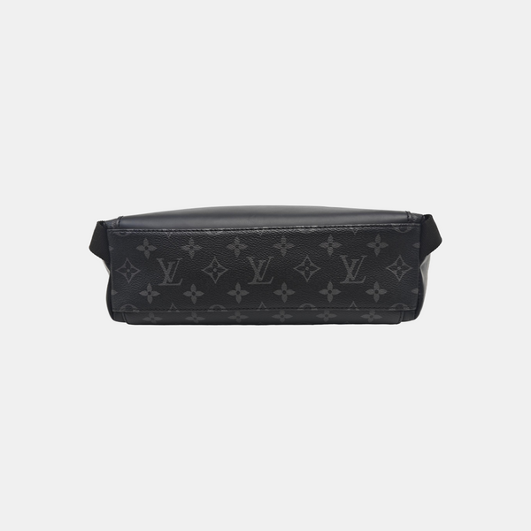 VOYAGER PM Monogram Coated Canvas Black
