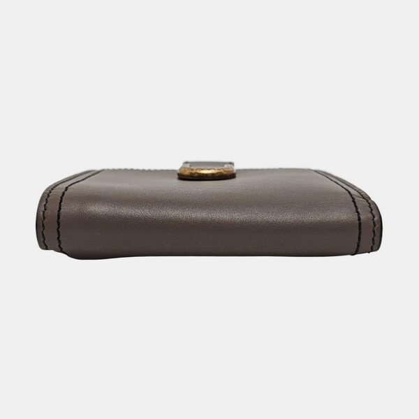 Calfskin Wallet Gray