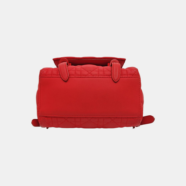 Stardust Cannage Calfskin Red