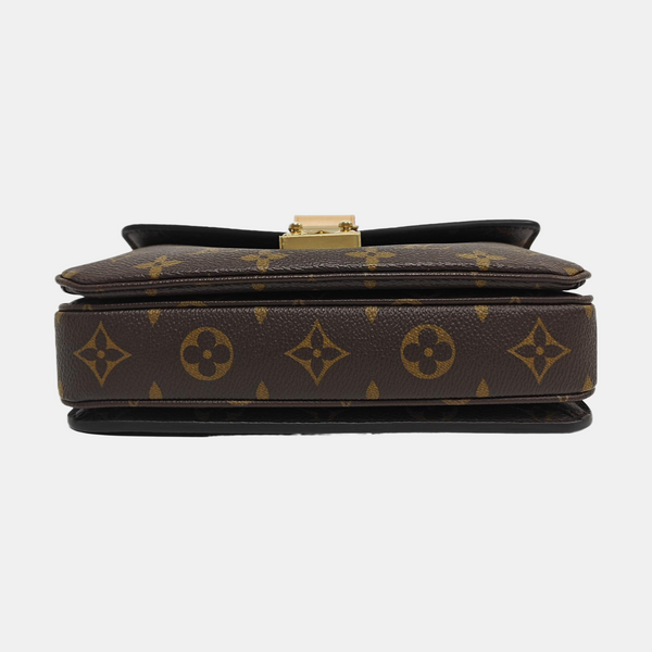 MÉTIS EAST WEST Monogram Coated Canvas Brown