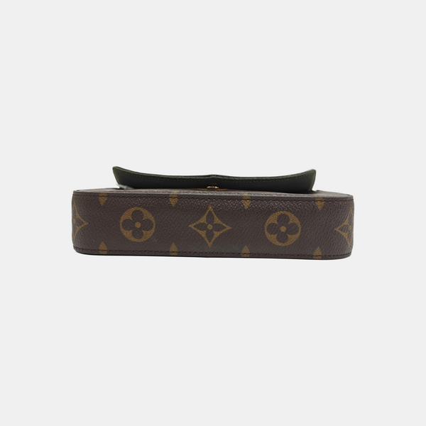 FÉLICIE Monogram Coated Canvas Brown