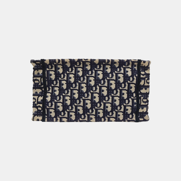 Book Tote Small Oblique Canvas Blue