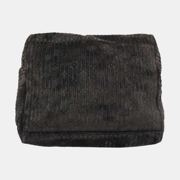 WHISPER GM Monogram Suede Black