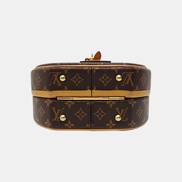 BOITE CHAPEAU PM Monogram Coated Canvas Brown