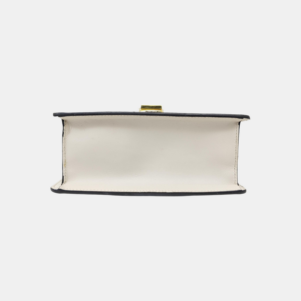 Sylvie Mini Calfskin White