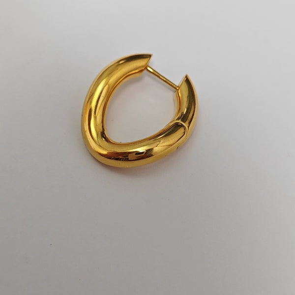 Metal Gold Stud Earrings