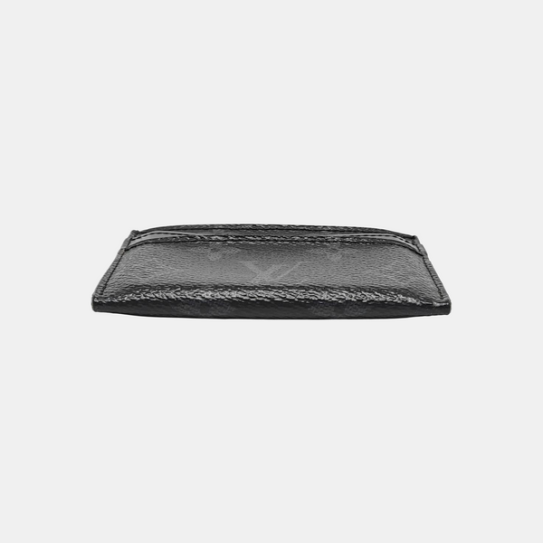 Monogram Coated Canvas Clutch Black