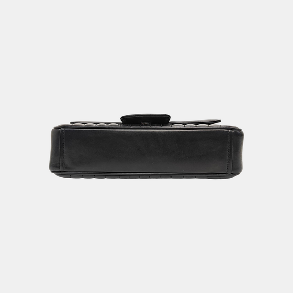 Diagramme Medium Quilted Calfskin Black