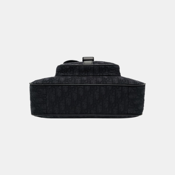 Authenticated pre-owned Saddle Monogram Canvas Black - Tote Bag at Looply