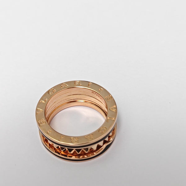 B.ZERO1 18k Rose Gold Ring EU 50