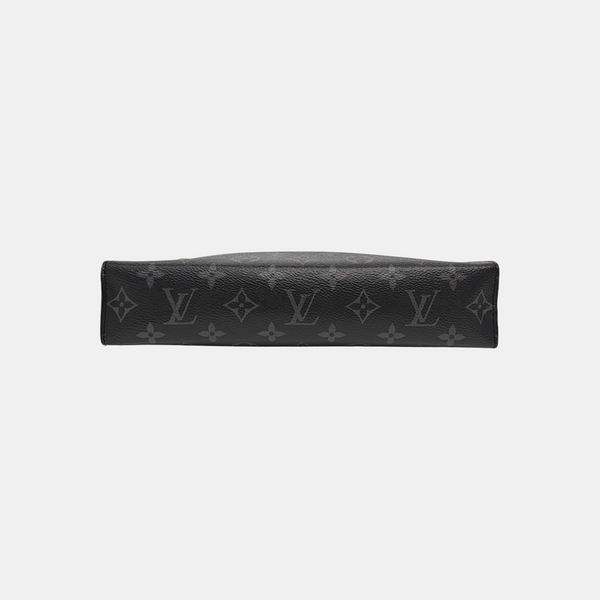 Pochette Voyag MM Monogram Coated Canvas Black