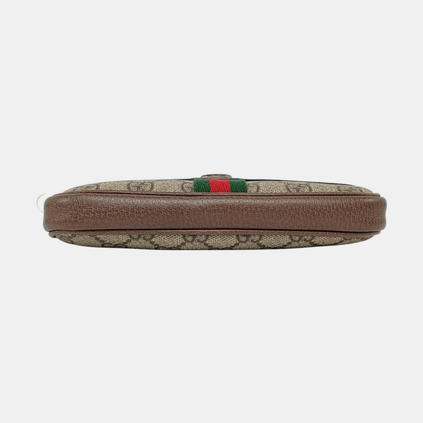 Ophidia Mini Monogram Coated Canvas Beige