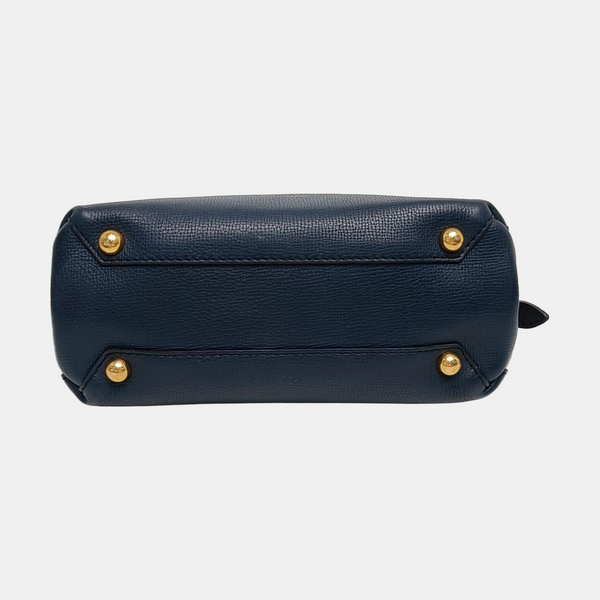 Calfskin Tote Bag Blue