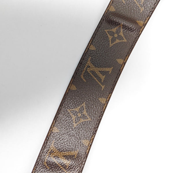 Coated Canvas Belt Brown