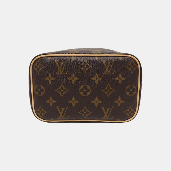 NICE Mini Monogram Coated Canvas Brown