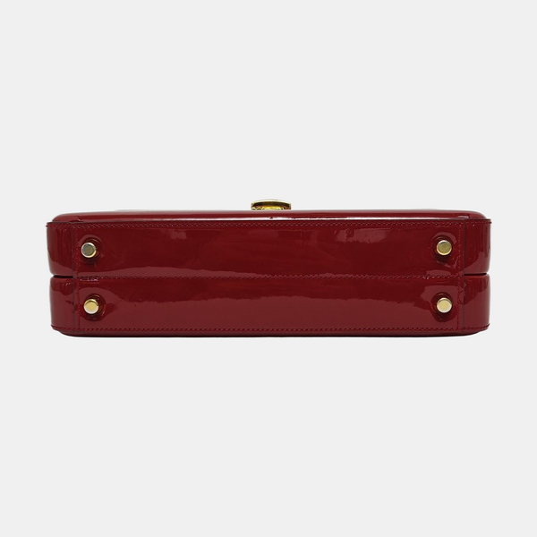 Authenticated pre-owned Sylvie 1969 Patent Leather Red - Shoulder Bag at Looply