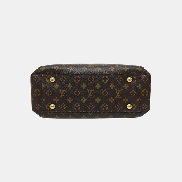MONTAIGNE Monogram Coated Canvas Brown