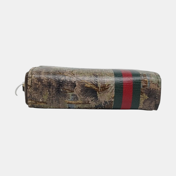 Coated Canvas Clutch Multicolor