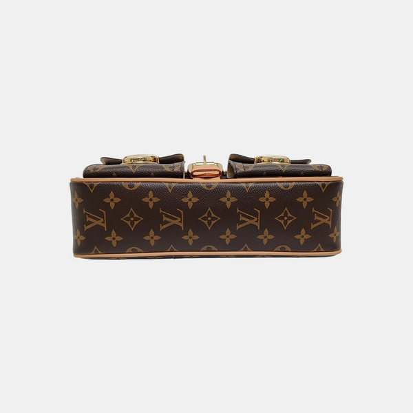 HUDSON PM Monogram Coated Canvas Brown