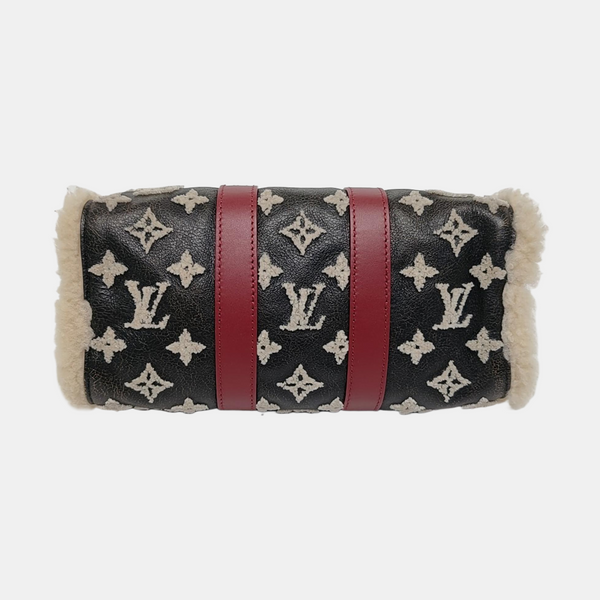 KEEPALL 25 Monogram Calfskin Brown