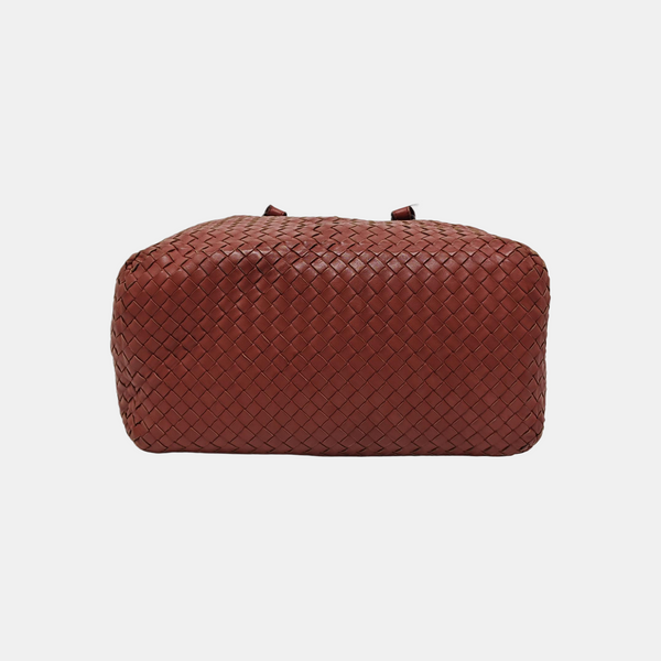 Lambskin Top Handle Bag Beige