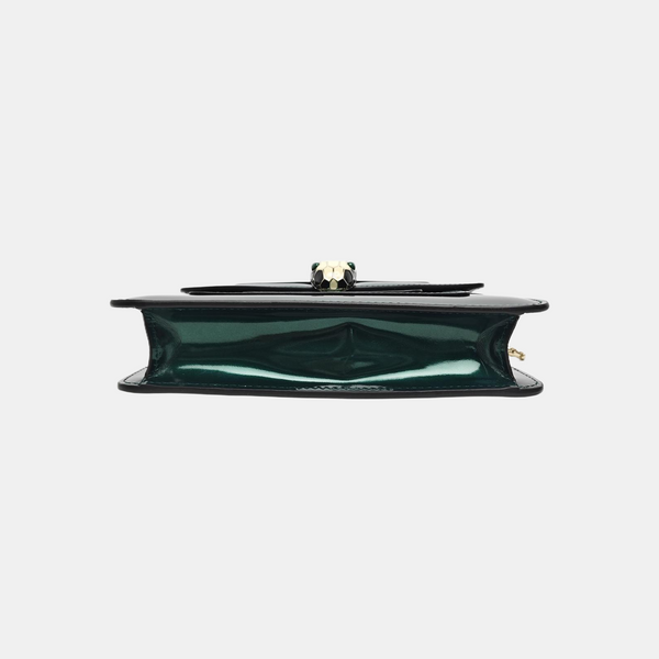 SERPENTI FOREVER Small Patent Leather Green