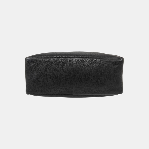 Calfskin Shoulder Bag Black