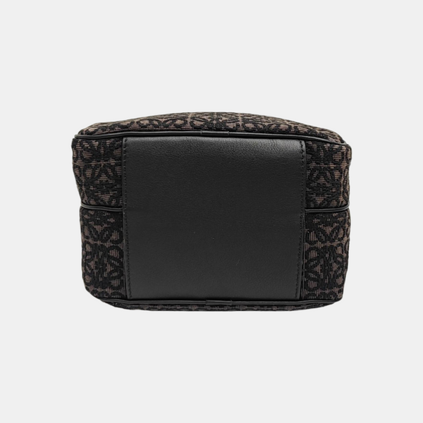 Monogram Fabric Shoulder Bag Gray