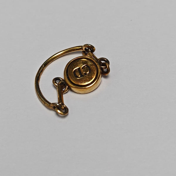Metal Gold Ring EU 49