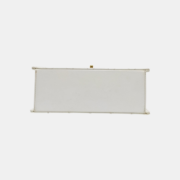 Quilted Calfskin White