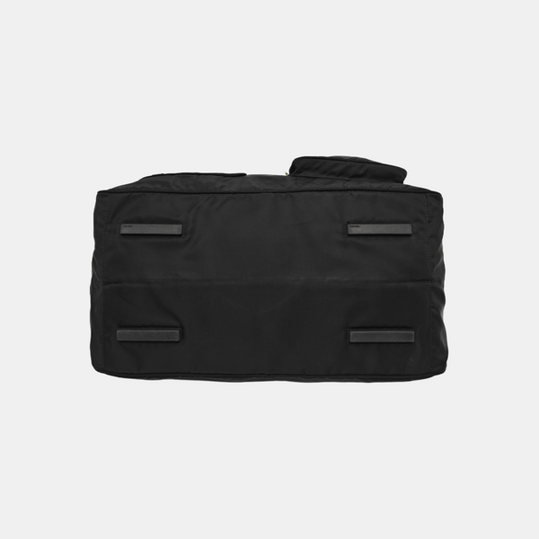 Nylon Top Handle Bag Black