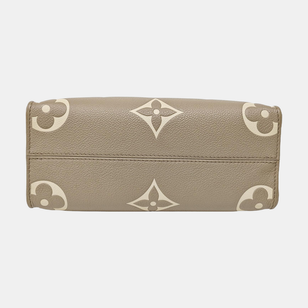 ONTHEGO PM Monogram Calfskin Gray