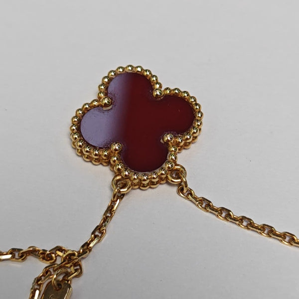 Vintage Alhambra 18k Gold Necklace