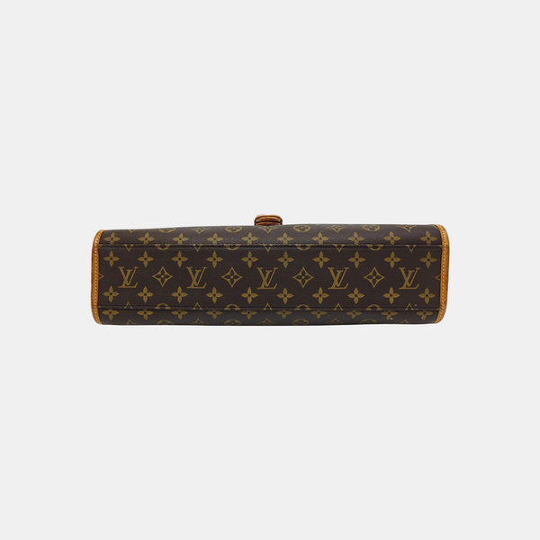 BEL AIR GM Monogram Coated Canvas Brown