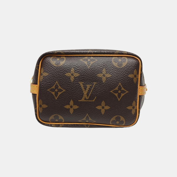 NÉONOÉ Nano Monogram Coated Canvas Brown