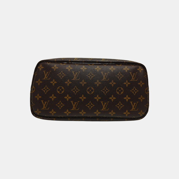 NEVERFULL MM Monogram Coated Canvas Brown