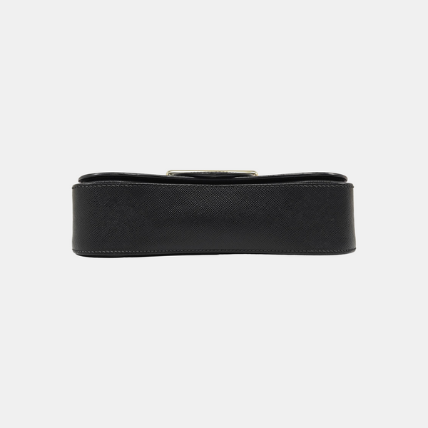 Sidonie Saffiano Calfskin Black