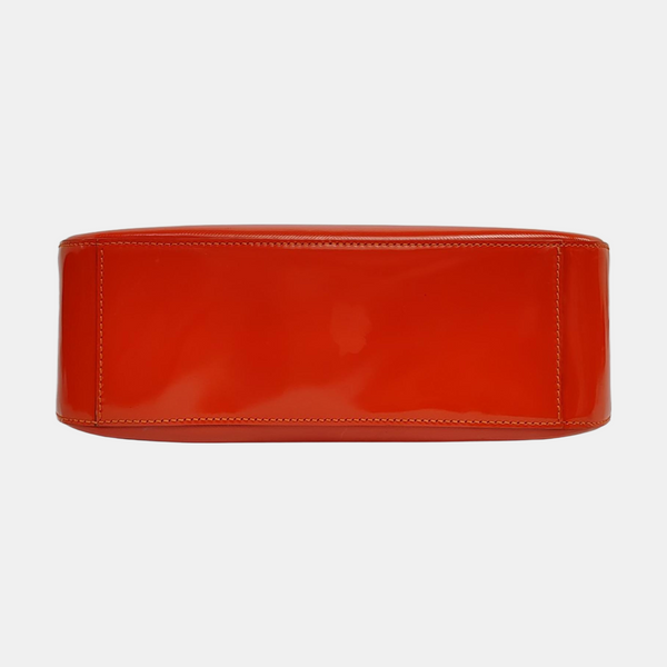 Patent Calfskin Red