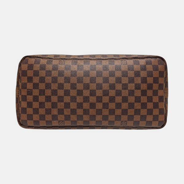 NEVERFULL GM Damier Ebene Coated Canvas Brown