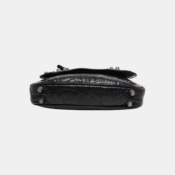 Calfskin Shoulder Bag Black