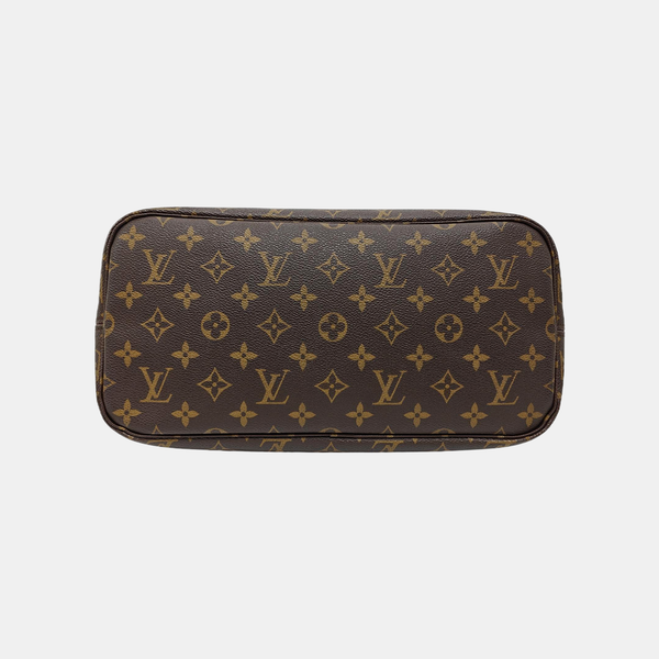 NEVERFULL MM Monogram Coated Canvas Brown